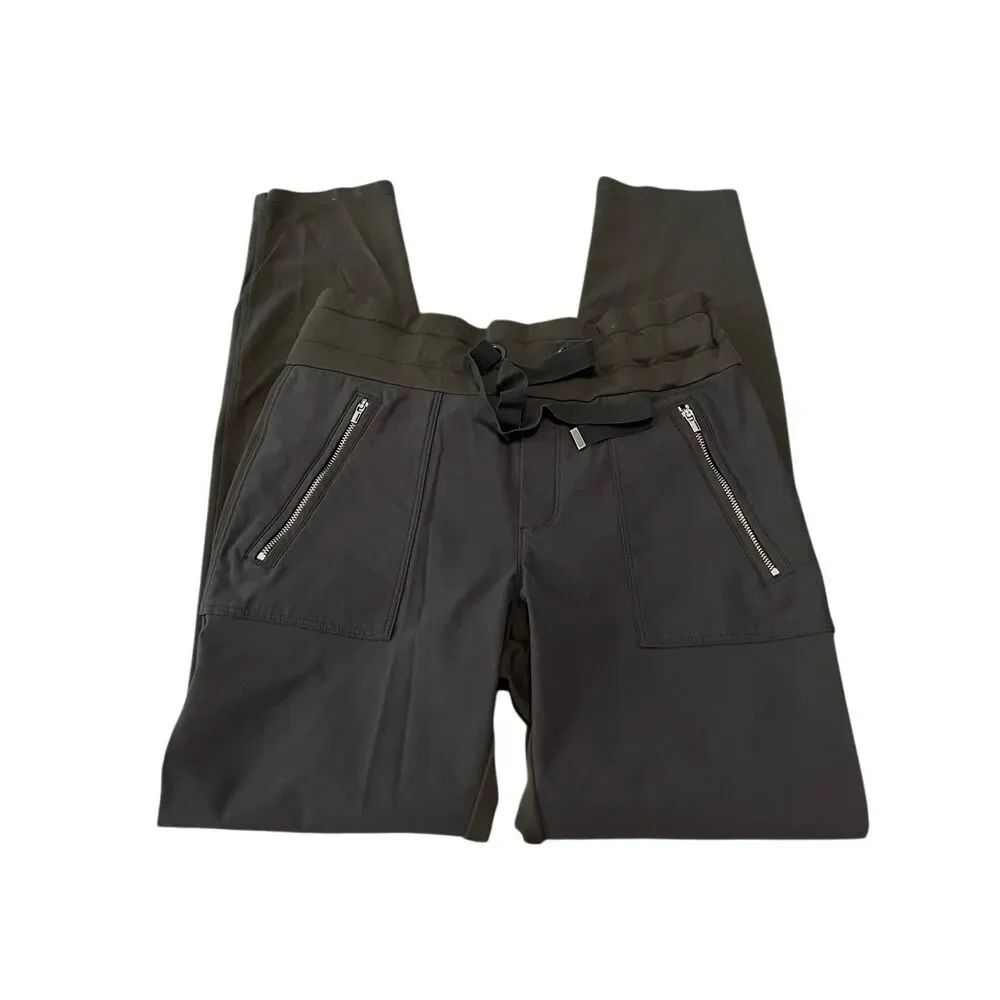 Athleta Women’s Headlands Hybrid Drawstring Athletic Pants Black Size 6